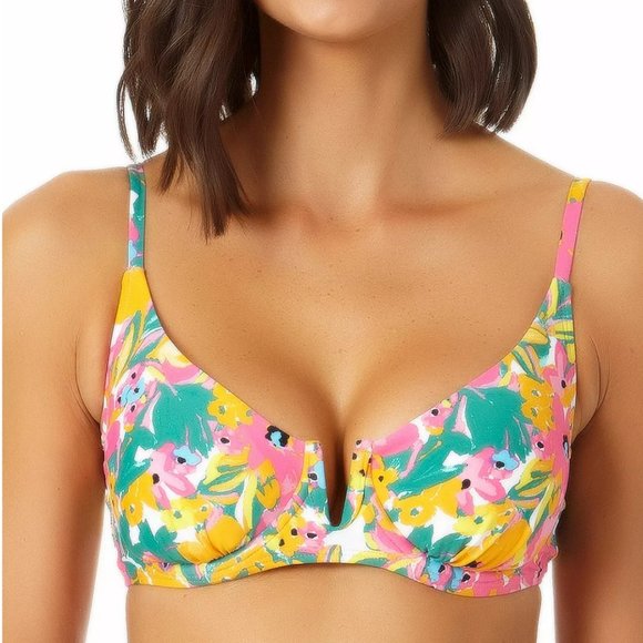 NWT Anne Cole Limited Edition Bikini Swim V-Wire Top and Convertible Bottoms - Picture 4 of 16